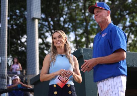 Read News Article ‘There’s nothing else like it’: Molly McGrath anchors 'SportsCenter' from a bustling Veterans Field